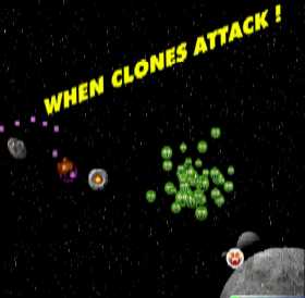 When Clones Attack! - A fun but silly freeware shoot'em'up.